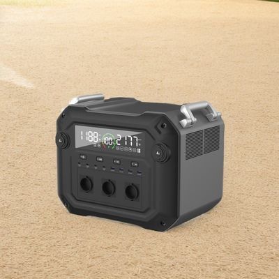 เครื่องผลิตแสงอาทิตย์ขนาดสูง 2500W 2340wh 110V 120V ด้วยวัสดุเปลือกโปรไฟล์อลูมิเนียม ABS