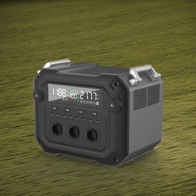 เครื่องผลิตพลังแสงอาทิตย์พกพา 2500W สายพลังงานหลากหลายของคุณสําหรับการเดินทางและฉุกเฉิน
