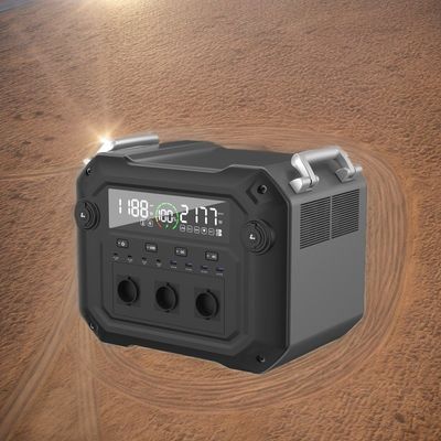 เครื่องผลิตพลังแสงอาทิตย์พกพา 2500W สายพลังงานหลากหลายของคุณสําหรับการเดินทางและฉุกเฉิน