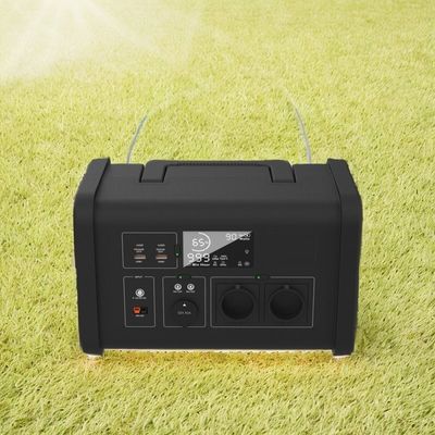 700W AC Output พลังงานสํารองฉุกเฉิน ลงแสงอาทิตย์ พลังงานเก็บพลังงานพกพา