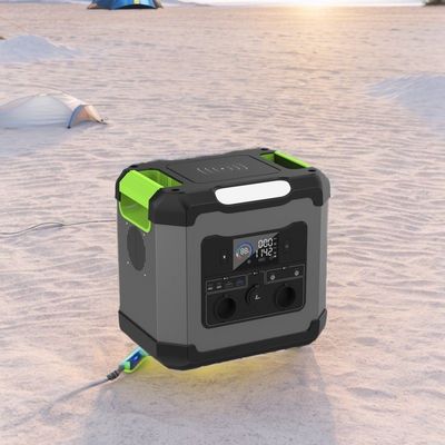เครื่องชาร์จแสงอาทิตย์ไฟฟ้าเคลื่อนที่ 1500W สําหรับการแก้ไขสถานีไฟฟ้าฉุกเฉินและพกพา