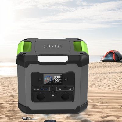เครื่องชาร์จแสงอาทิตย์ไฟฟ้าเคลื่อนที่ 1500W สําหรับการแก้ไขสถานีไฟฟ้าฉุกเฉินและพกพา