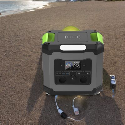 เครื่องชาร์จแสงอาทิตย์ไฟฟ้าเคลื่อนที่ 1500W สําหรับการแก้ไขสถานีไฟฟ้าฉุกเฉินและพกพา