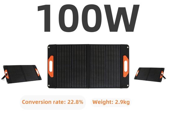 แผนพลังแสงอาทิตย์สีดําแหลมเดียว 100W แหลมพลังแสงอาทิตย์แหลมเดียว