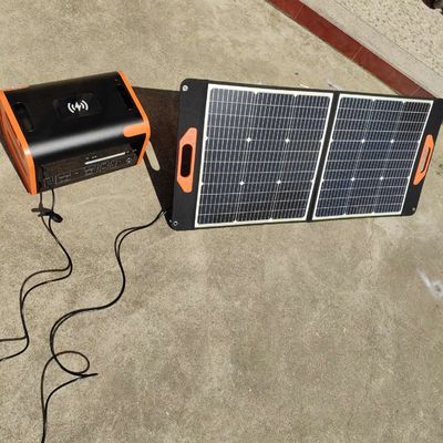 แผนพลังแสงอาทิตย์สีดําแหลมเดียว 100W แหลมพลังแสงอาทิตย์แหลมเดียว