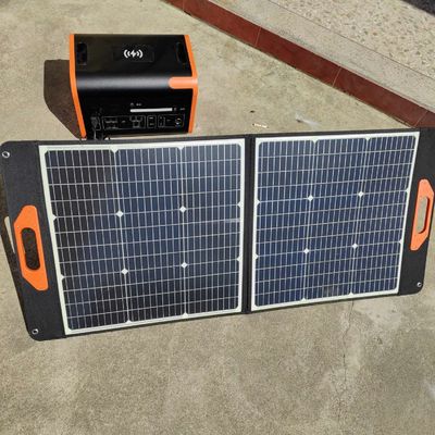 แผ่นแสงอาทิตย์ไฟฟ้าแสงสว่างทางทะเล 100W ซิลิคอนโพลิกริสตัลลิน