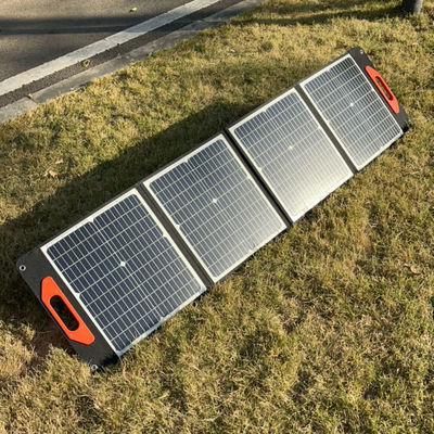 แผนแสงอาทิตย์แบบพับกระจกเดียว 200W สําหรับรถบ้าน