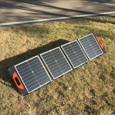 แผนแสงอาทิตย์แบบพับกระจกเดียว 200W สําหรับรถบ้าน