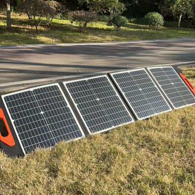 แผนแสงอาทิตย์แบบพับกระจกเดียว 200W สําหรับรถบ้าน
