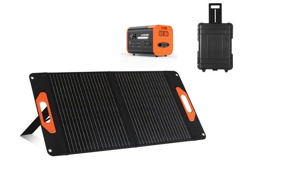 แผ่นแสงอาทิตย์กันน้ํา 60W สําหรับการตั้งแคมป์ การชาร์จที่ยั่งยืน