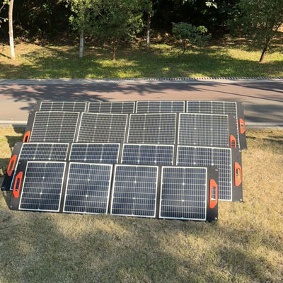 300W พับได้ แคมป์ แผ่นแสงอาทิตย์ โมโนคริสตัลลินเซลล์ ระบบบ้านขนาดเล็ก