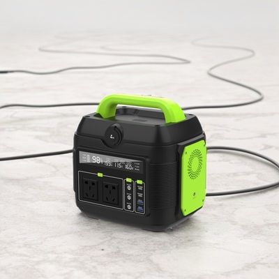 258*212*249mm 600W 576wh สถานไฟฟ้าพลังงานแสงอาทิตย์เคลื่อนที่พกพาสําหรับแคมป์และฉุกเฉิน