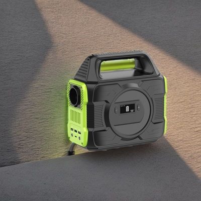 288wh 300W แบตเตอรี่พกพาหลายฟังก์ชัน โรงไฟฟ้าพลังงานแสงอาทิตย์สําหรับการเก็บพลังงานค่ายป์