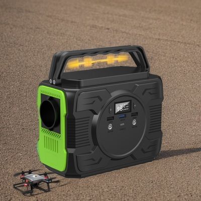 DC1 2 Output 12V-16.8V/6A เครื่องกําเนิดพลังแสงอาทิตย์เคลื่อนที่ฉุกเฉินสําหรับกิจกรรมกลางแจ้ง