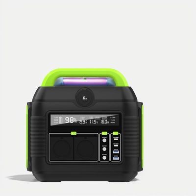สีที่สามารถปรับเปลี่ยนได้ 600W แบตเตอรี่ลิธีਅਮแสงอาทิตย์ แคมป์ทริป สถานที่พลังงานสําหรับครอบครัว