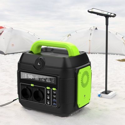 สีที่สามารถปรับเปลี่ยนได้ 600W แบตเตอรี่ลิธีਅਮแสงอาทิตย์ แคมป์ทริป สถานที่พลังงานสําหรับครอบครัว