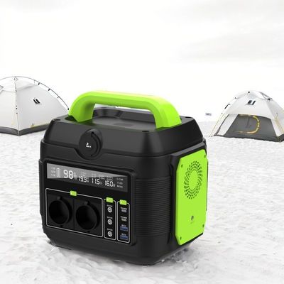 สถานีพลังงานเก็บพลังงานพกพาสําหรับการตั้งแคมป์กลางแจ้ง 600W AC Output Customization