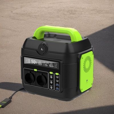 110V 220V LiFePO4 แบตเตอรี่ DC AC อินเตอร์เฟซหลายตัว โรงไฟฟ้าพลังแสงอาทิตย์พกพา เหมาะสําหรับบ้าน