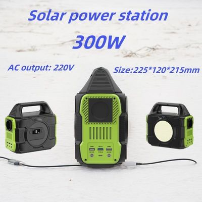 การเก็บพลังงานที่สามารถปรับปรุงได้ เครื่องกําเนิดพลังงานพกพา 300W สําหรับการตั้งแคมป์กลางแจ้งและการชาร์จ Drone