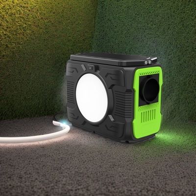 โรงไฟฟ้าเคลื่อนไหว 200W แบตเตอรี่ลิทธิียม เครื่องกําเนิดลมกลางแจ้งสําหรับ RV Uav Energy Storage