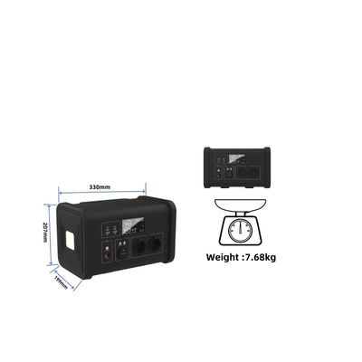 700W/537.6wh สถานไฟฟ้าพกพาสําหรับแคมป์และแหล่งพลังงานเบา