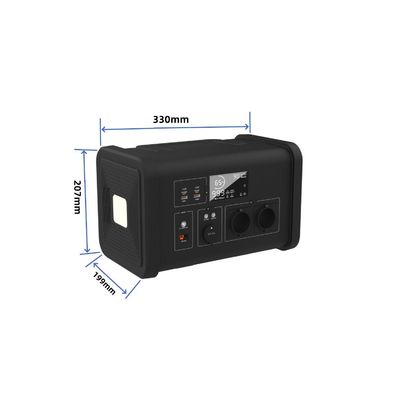 700W/537.6wh สถานไฟฟ้าพกพาสําหรับแคมป์และแหล่งพลังงานเบา