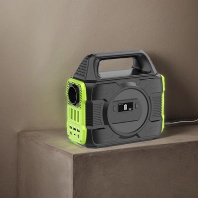 อัตราการเข้าสูงสุด 160W โรงไฟฟ้าพลังแสงอาทิตย์สําหรับการตั้งแคมป์แบบพกพาและเครื่องกําเนิดฉุกเฉิน