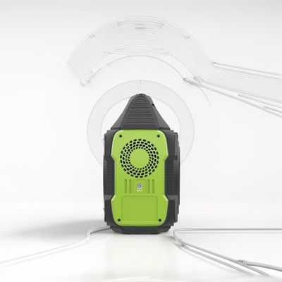 อัตราการเข้าสูงสุด 160W โรงไฟฟ้าพลังแสงอาทิตย์สําหรับการตั้งแคมป์แบบพกพาและเครื่องกําเนิดฉุกเฉิน