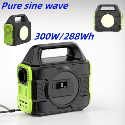 เติมพลังงานการผจญภัยกลางแจ้งของคุณด้วย แบตเตอรี่พลังแสงอาทิตย์ 300W และผลิตพลังงาน