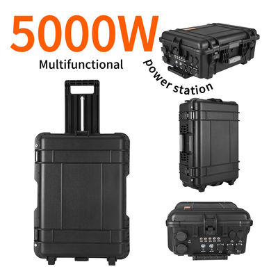 LiFePO4 DC ถึง AC พลังงาน 2000W เครื่องผลิตพลังแสงอาทิตย์สําหรับแคมป์ 4800wh ความจุ
