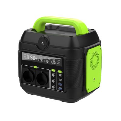 300W 600W 1200W แบตเตอรี่ลิเดียม สถานไฟฟ้าพกพา เครื่องผลิตพลังงานแสงอาทิตย์สําหรับฉุกเฉินในบ้าน