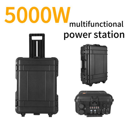 AC Pure Sine Wave Output 2000W สถานที่พลังงานพกพาที่มีการปรับแต่งรับ