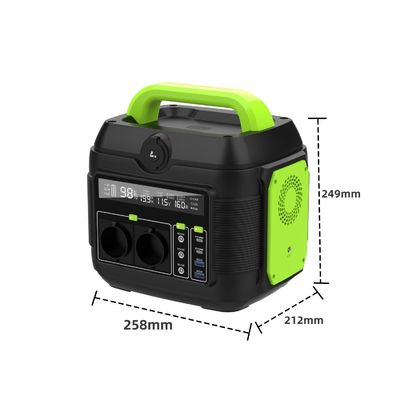 เครื่องผลิตพลังงานแสงอาทิตย์แบบพกพา 600W สําหรับโรงไฟฟ้าเคลื่อนที่ S6 สามารถชาร์จใหม่และเบา