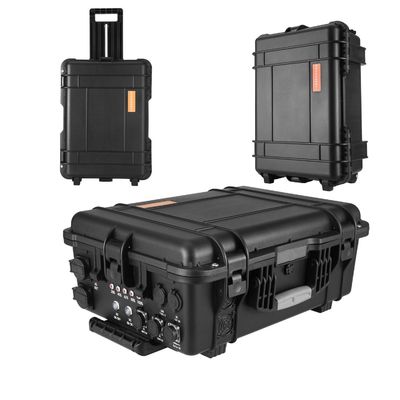 แบตเตอรี่ LiFePO4 เครื่องผลิตพลังแสงอาทิตย์พกพา 3000W สําหรับสํารองฉุกเฉินและการปรับแต่ง