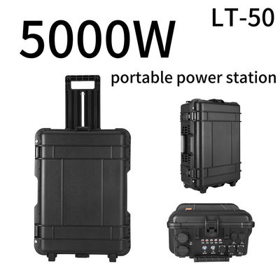เครื่องผลิตพลังงานแสงอาทิตย์บ้าน 3600W เครื่องผลิตพลังงานแบตเตอรี่ลิตยูมชาร์จเร็ว 5000W