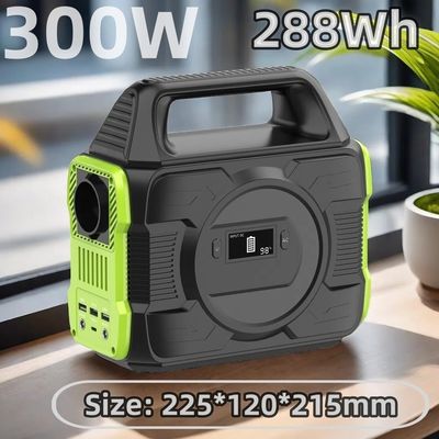 โรงไฟฟ้าพกพา 300W แบบหลายมาตรฐาน สําหรับแคมป์