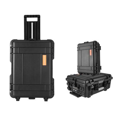 เครื่องกําเนิดพลังแสงอาทิตย์พกพากลางแจ้งหลายฟังก์ชัน 6000W พร้อมกระแสไฟออก AC 15A Max