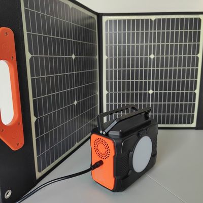 เครื่องผลิตพลังแสงอาทิตย์ขนาดเบา 200W มีอัตราการชาร์จต่ํา และแบตเตอรี่ความจุ 48000mAh