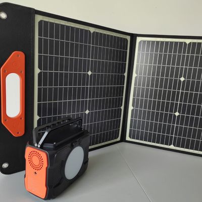 โรงไฟฟ้าพกพา 110V/220V เครื่องผลิตพลังงานแสงอาทิตย์เคลื่อนที่ 200W
