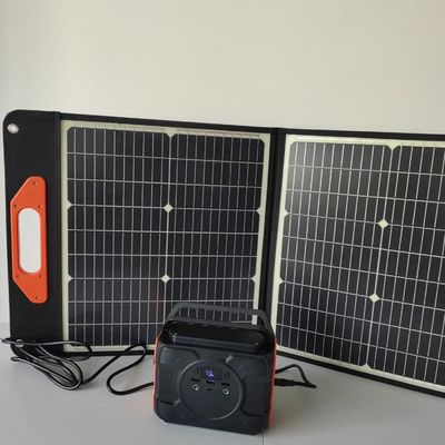 โรงไฟฟ้าพกพา 110V/220V เครื่องผลิตพลังงานแสงอาทิตย์เคลื่อนที่ 200W