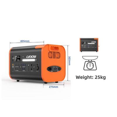 2200W LiFePO4 โรงไฟฟ้าพกพา 2048wh LiFePO4 เครื่องผลิตแสงอาทิตย์