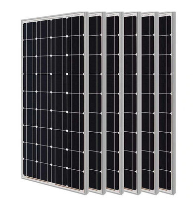 100W32 โมโนคริสตัลลีนซิลิคอน โมดูลโฟตโวลต้า พานล์แสงอาทิตย์ที่มีกรอบอลูมิเนียม เหมาะสําหรับบ้าน RV Marine