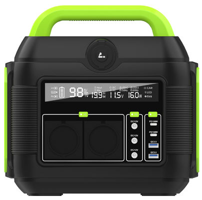 600W พกพาพลังงานมือถือ 6kg ส้ม สีดํา ภายในภายนอกในห้องเก็บพลังงานฉุกเฉิน