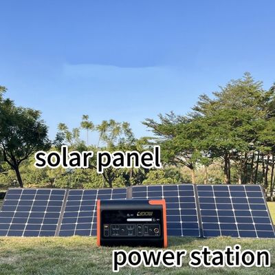 เครื่องกําเนิดพลังแสงอาทิตย์ 2200W แผ่นพลังแสงอาทิตย์ 2500W พร้อมสถานีไฟฟ้าพกพา แหล่งพลังงานของคุณ
