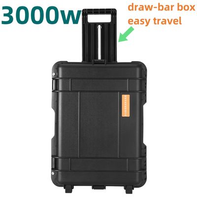 6000W LiFePO4 แบตเตอรี่ พลังงานสูงสุด 4000W 7000W แคมป์กลางแจ้ง มือถือสถานีพลังงาน