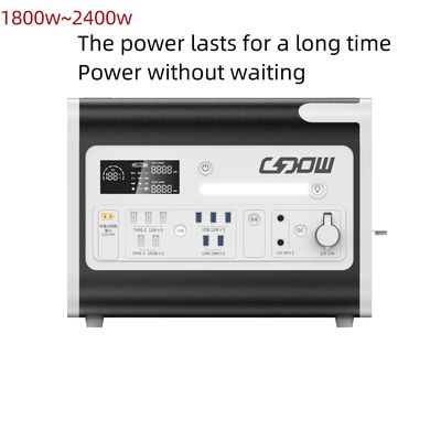 LiFePO4 โซลาร์ โมบาย แอฟเวอร์ สเตชั่น เจเนอเรเตอร์ 2200W สําหรับระบบพลังงานกลางแจ้งและบ้าน