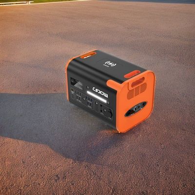 LiFePO4 แบตเตอรี่ฉุกเฉิน แคมปิ้ง โจรไฟฟ้าแสงอาทิตย์ 1000W 2200W สถานไฟฟ้าพกพา