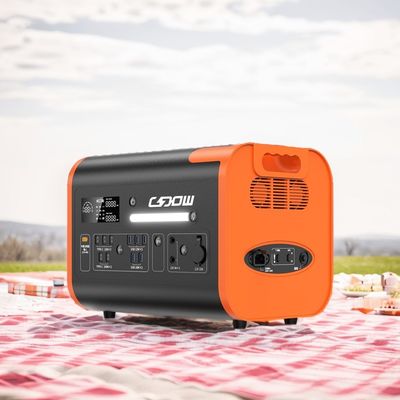 แบตเตอรี่ถอดถอด 2000W สถานที่พลังงานแสงอาทิตย์พกพาสําหรับการจําหน่ายพลังงานฉุกเฉิน