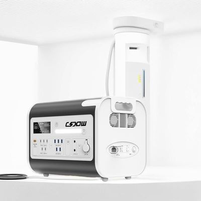 เครื่องกําเนิดพลังแสงอาทิตย์แบบชาร์จใหม่ 12.2000W แบตเตอรี่ LiFePO4 สําหรับแคมป์/บ้าน/อุปสรรคฉุกเฉิน