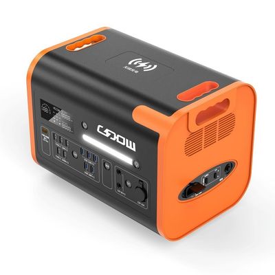 แบตเตอรี่ LiFePO4 ถอนออก 2200W 230V/110V2048wh เครื่องผลิตพลังงานแสงอาทิตย์ชาร์จเร็ว